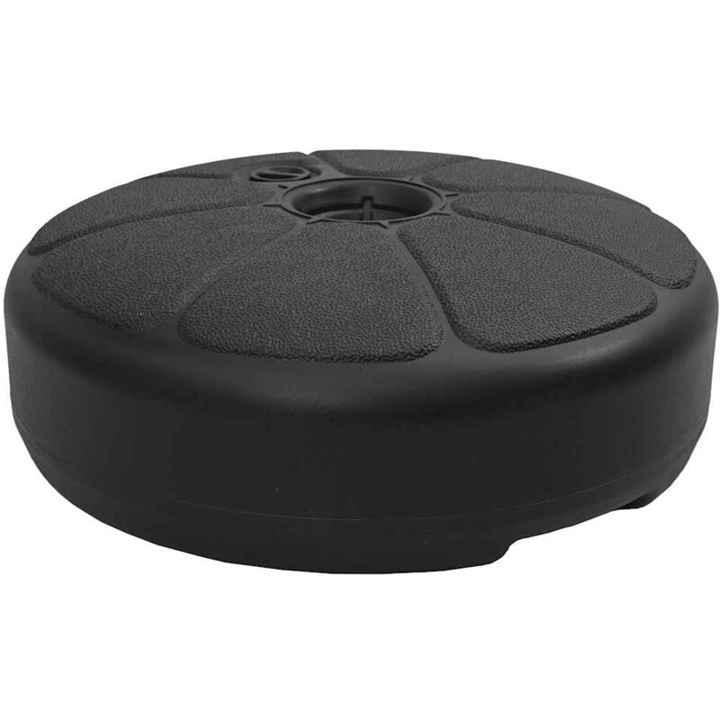 foto del prodotto base per ombrellone riempibile con sabbia acqua 15l nera vidaxl