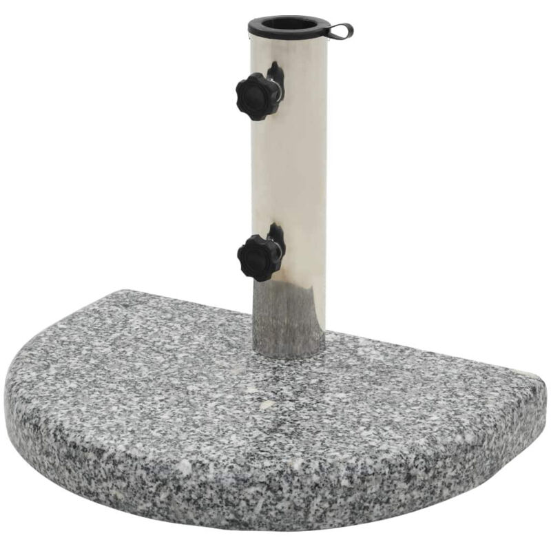 foto del prodotto base per ombrellone semicircolare in granito 10 kg grigio 2202089