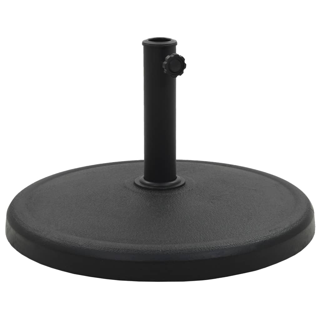 foto del prodotto base per parasole rotonda in poliresina 19 kg nera vidaxl