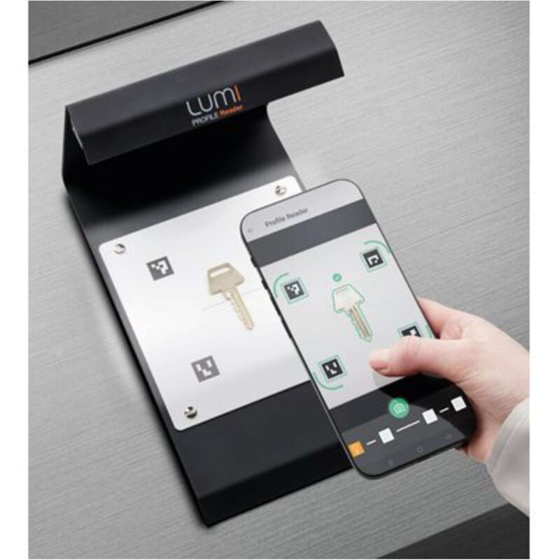 foto del prodotto base scannerizzazione chiavi lumi silca led 5 mm 180x370 h.mm 218 1 pezzo