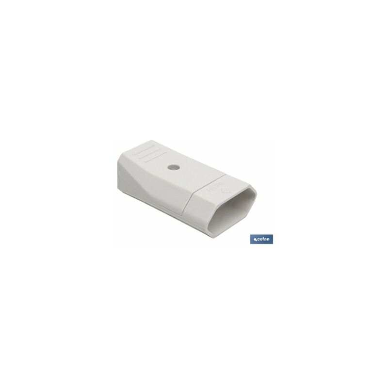 foto del prodotto base spina bipolare antenna bianca 10a 250v 