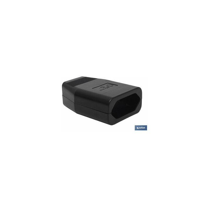 foto del prodotto base spina bipolare antenna nera 10a 250v 