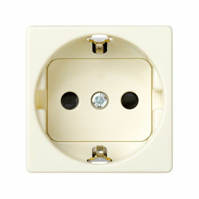foto del prodotto base spina schuko con connessione a vite di sicurezza simon 27472 62