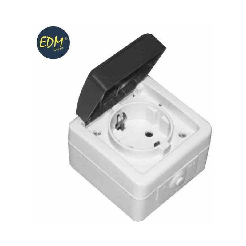 foto del prodotto base t tl impermeabile edm ip44 16a 250v