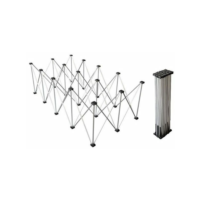 foto del prodotto base telescopica riser zzipp zzth220 per pedana zztm200 con teste appoggio in nylon
