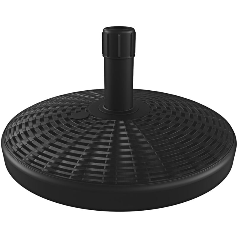 foto del prodotto base tonda per ombrellone centrale da giardino riempibile con 24 kg di acqua o sabbia da giardino per palo centrale resistente alle intemperie