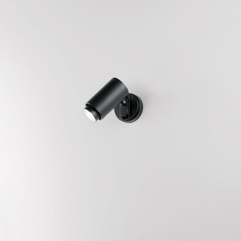 foto del prodotto base trifase per faretto orientabile 6897 n nero