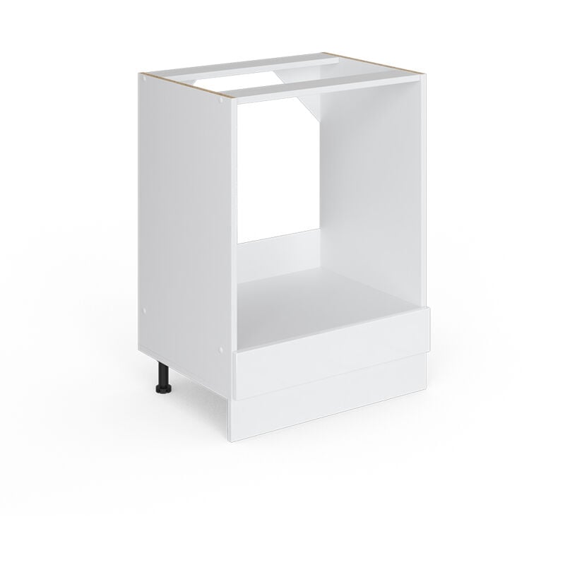 foto del prodotto base universale r line, bianco lucido, 60 cm con grande nicchia, senza piano di lavoro vicco