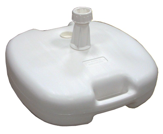 foto del prodotto base x ombrellone riempibile plast.bianca 45x45xh13 lt.16