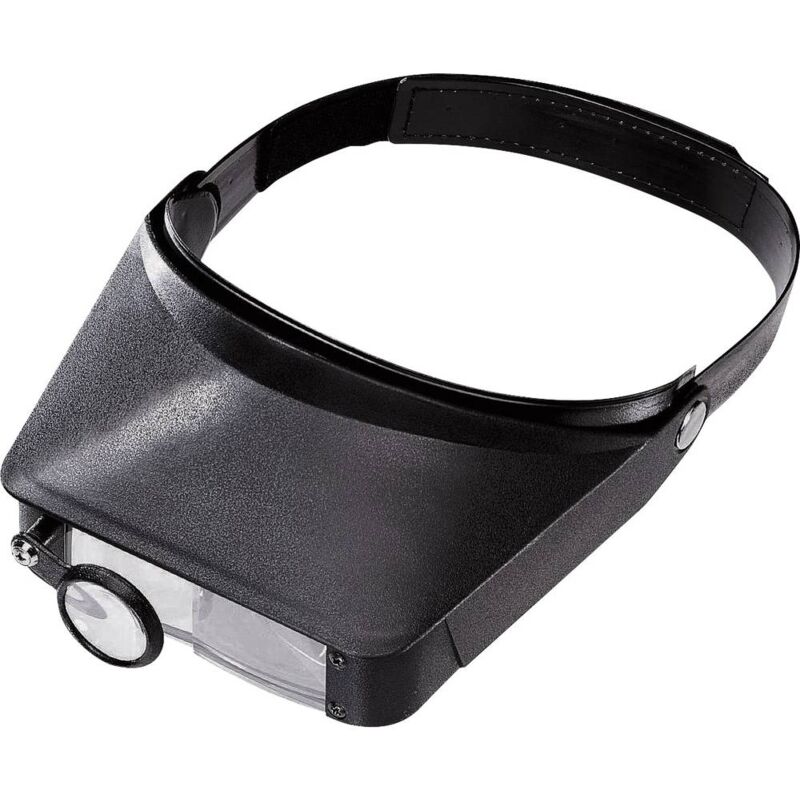 foto del prodotto basetech 2266930 2266930 lente d ingrandimento da testa ingrandimenti 1.8 x, 2.3 x, 3.7 x, 4.8 x nero
