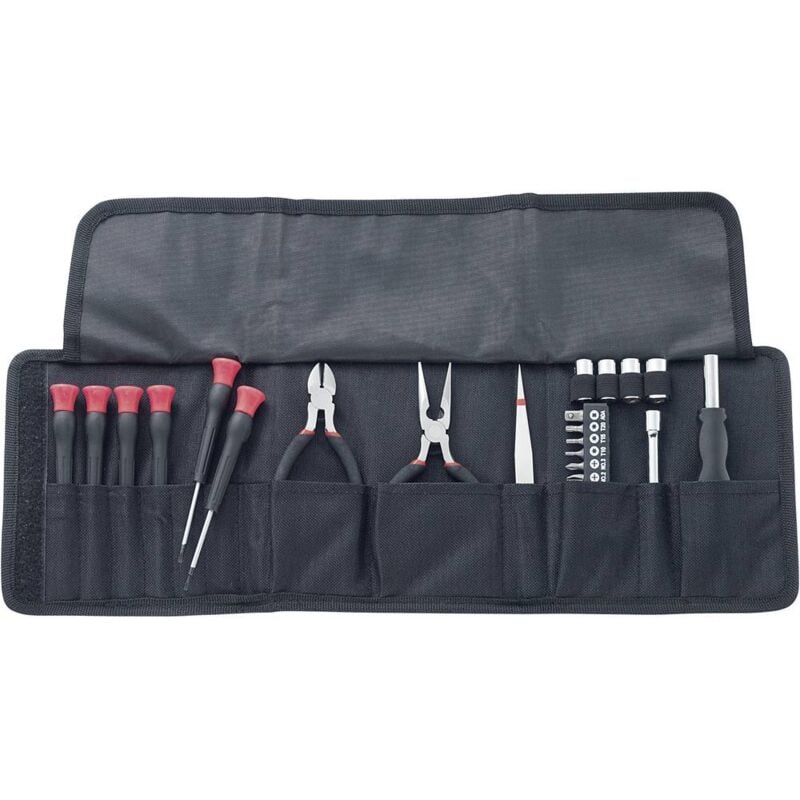 foto del prodotto basetech 814492 elettronica e meccanica di precisione kit pinze 25 parti