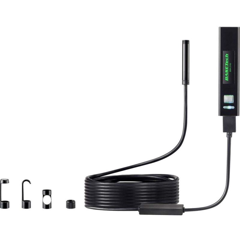foto del prodotto basetech bsk 2100 endoscopio usb sonda 8 mm lunghezza sonda 10 m