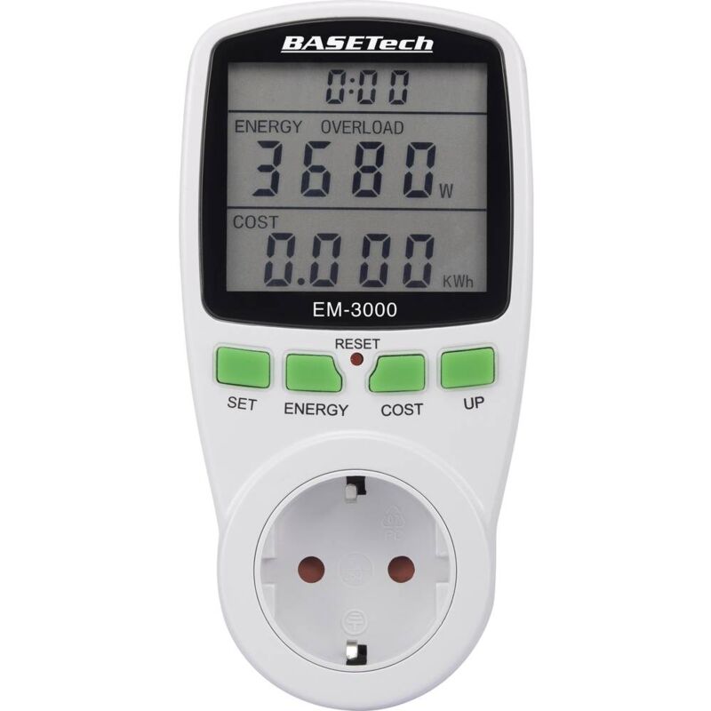 foto del prodotto basetech em 3000 misuratore costi energetici previsione di spesa