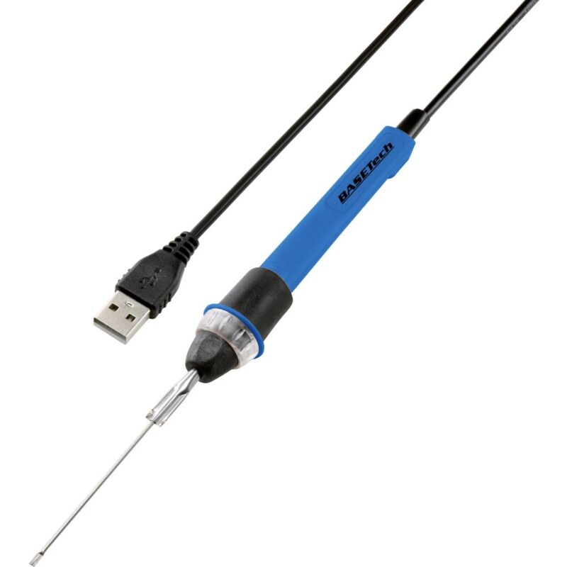 foto del prodotto basetech lwk 175 kit saldatore 5 v dc 6 w punta per tagliare spugna 270 c max 