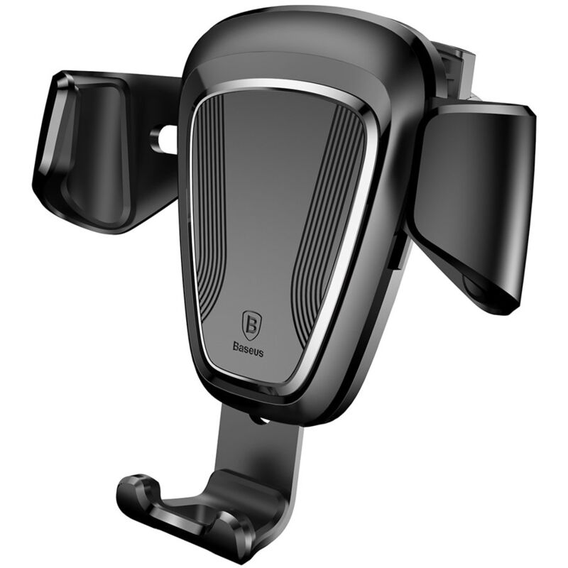 foto del prodotto basetech supporto da auto gravity, nero, per bocchette di aerazione 4 6 