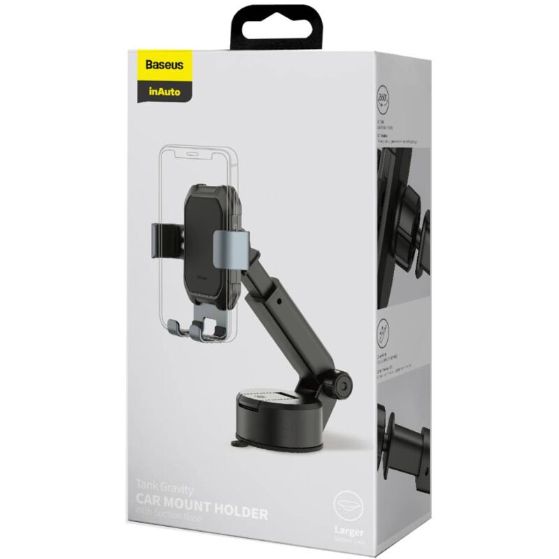 foto del prodotto baseus suyl tk01 supporto attivo per telefono cellulare supporto per telefono cellulare smartphone nero