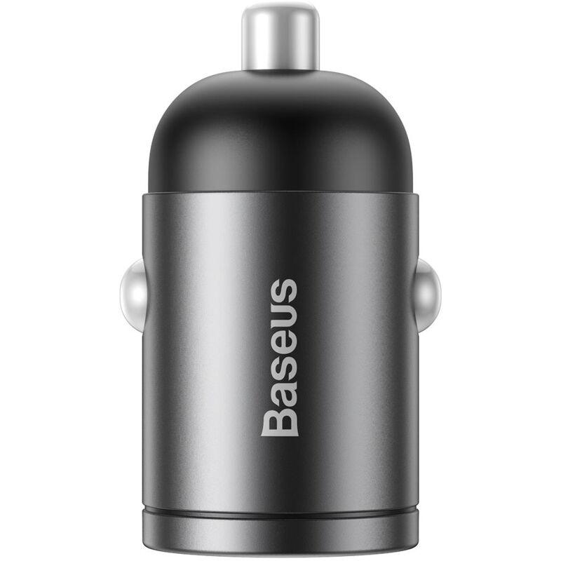 foto del prodotto baseus tiny star mini universal grey lighter de cigarette quick charge auto