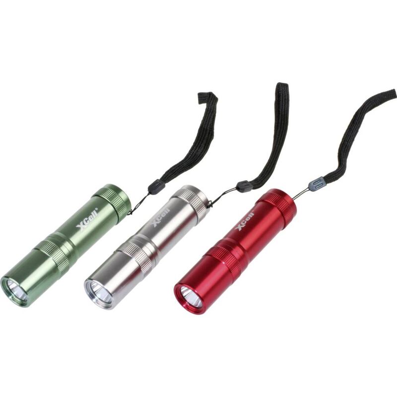 foto del prodotto basic 1w led monocolore torcia tascabile a batteria 130 lm 90.6 g xcell