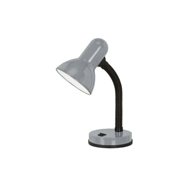 foto del prodotto basic lampada da scrivania 30 cm. 1x40w e27 argento 90977 eglo