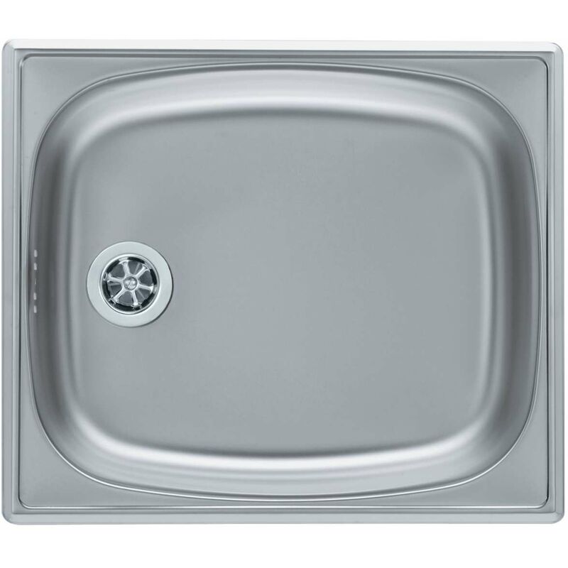 foto del prodotto basic lavello 38x44 cm, scarico 6 cm, acciaio inox 1008694 alveus