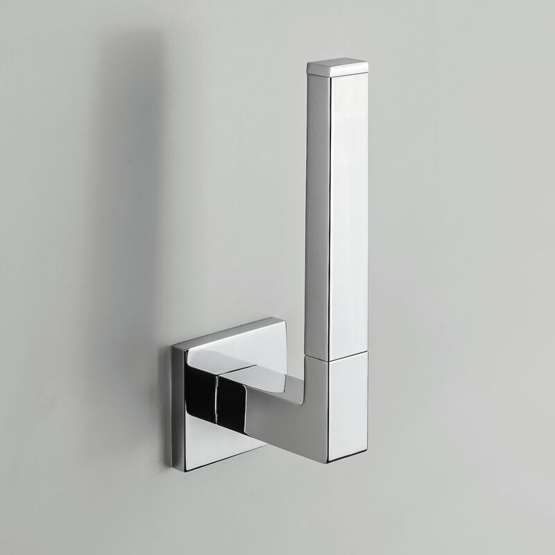 foto del prodotto basic q porta rotolo cromato codice prod b37900cr - colombo design