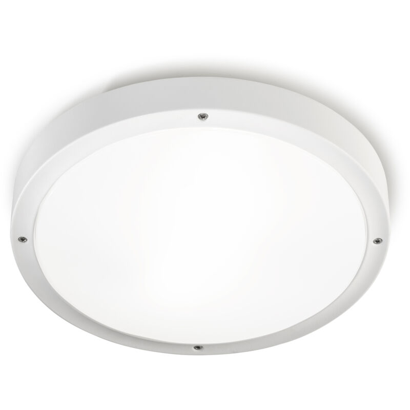 foto del prodotto basic sensor plaf n de techo o aplique pared para exterior sensor crepuscular de movimiento. luz led c lida ip65