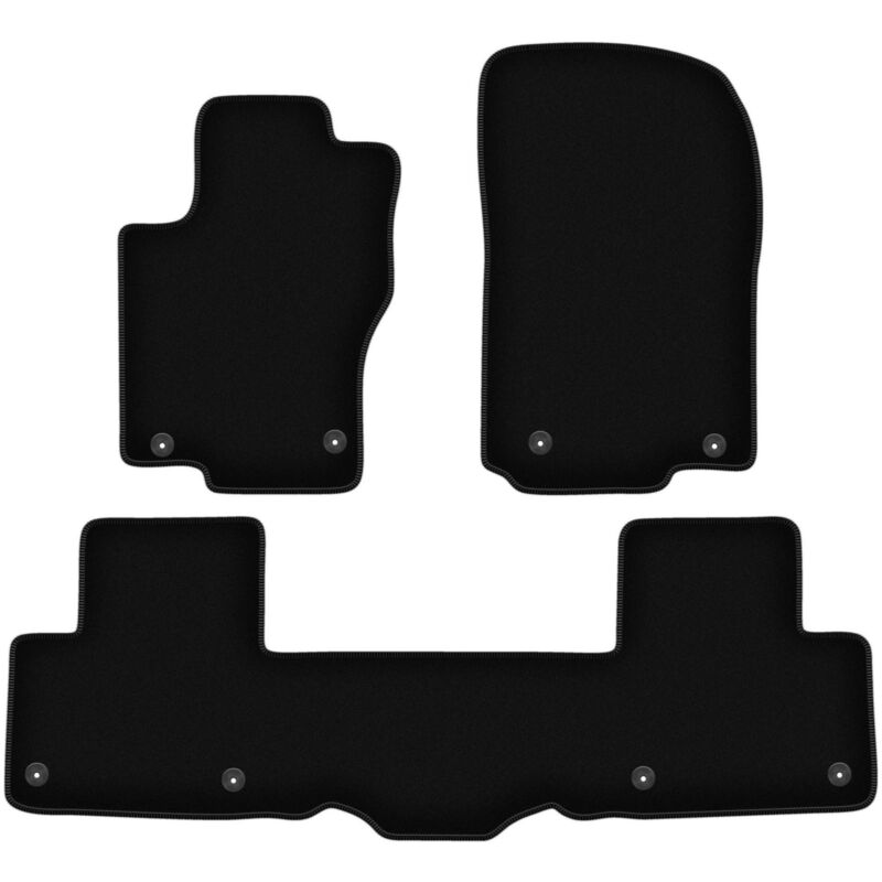 foto del prodotto basic tappetini in velluto nero per mercedes ml iii w166 gle w166 suv 2011 2015 