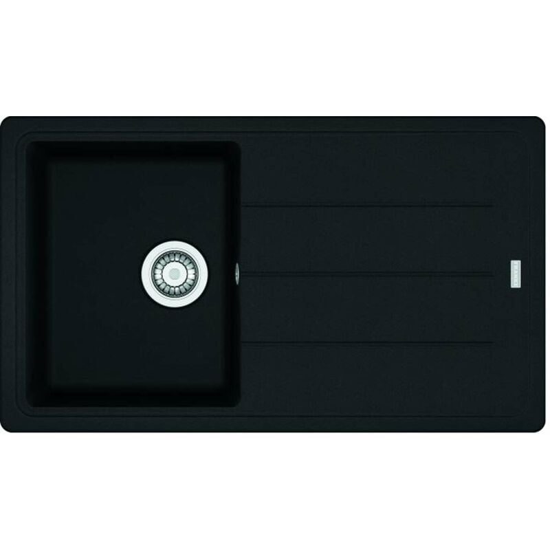 foto del prodotto basis lavello in fragranite bfg 611 86, 86x50 cm, nero opaco 114.0661.512 franke