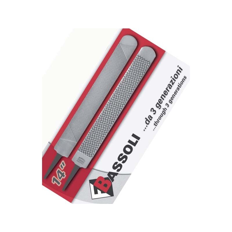 foto del prodotto bassoli raspa standard tipo piatto 14 per mascalcia raspa standard 14 
