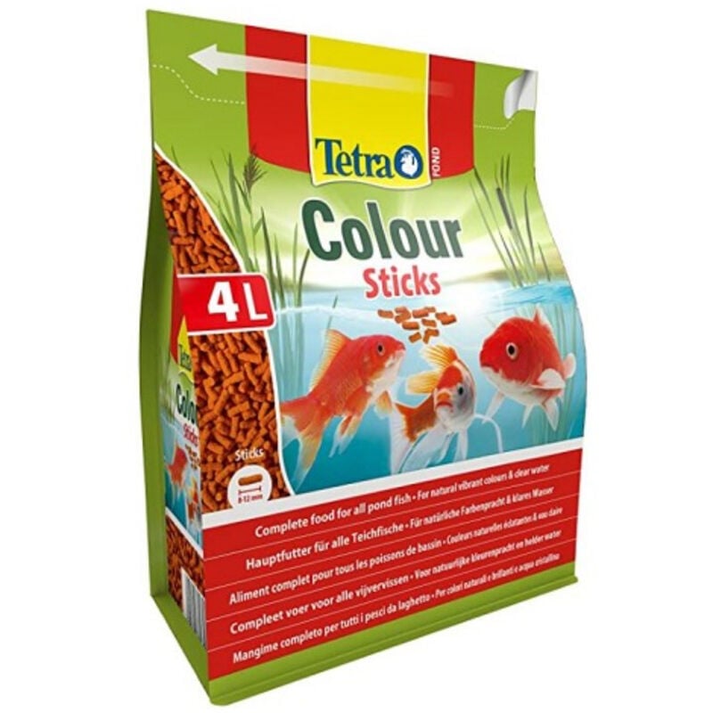 foto del prodotto bastoncini di colore stagno tetra cibo per pesce stagno, 4 l