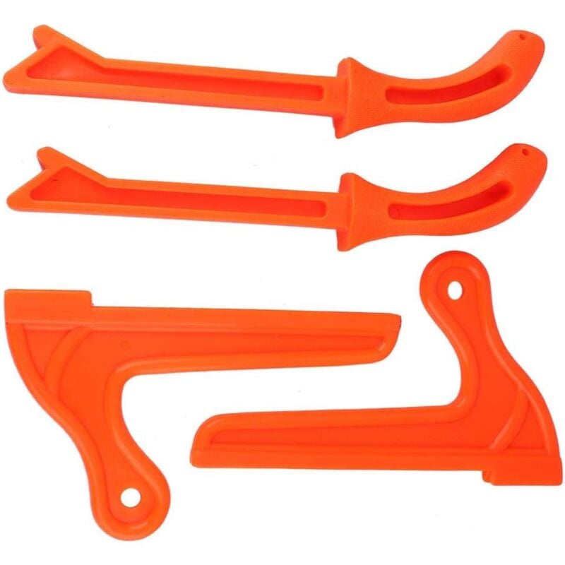 foto del prodotto bastoncini di spinta in plastica per la sicurezza, accessori per seghe da tavolo per lavorazione del legno arancione 