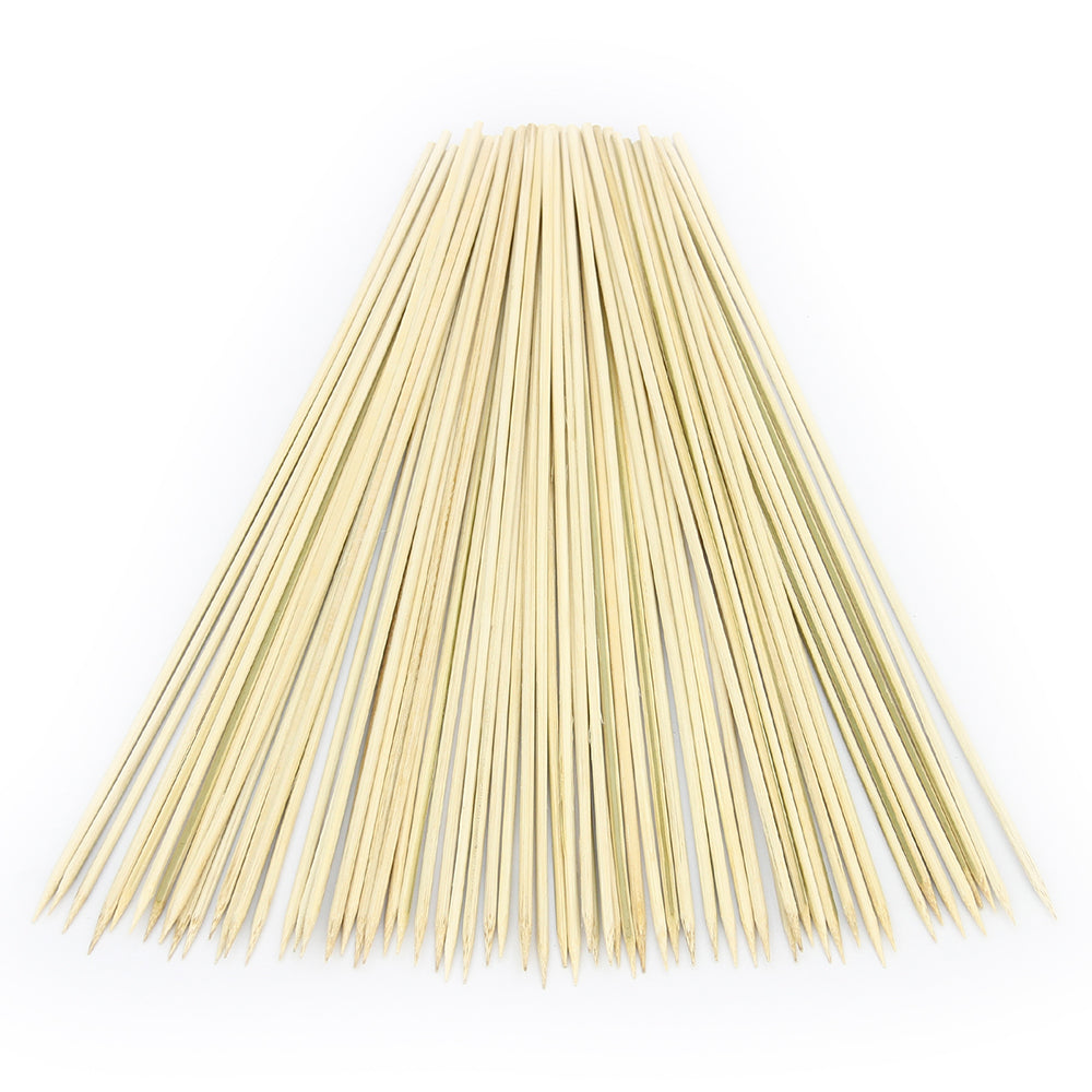 foto del prodotto bastoncini per zucchero filato 300 pezzi in legno 30cm per feste party ed eventi