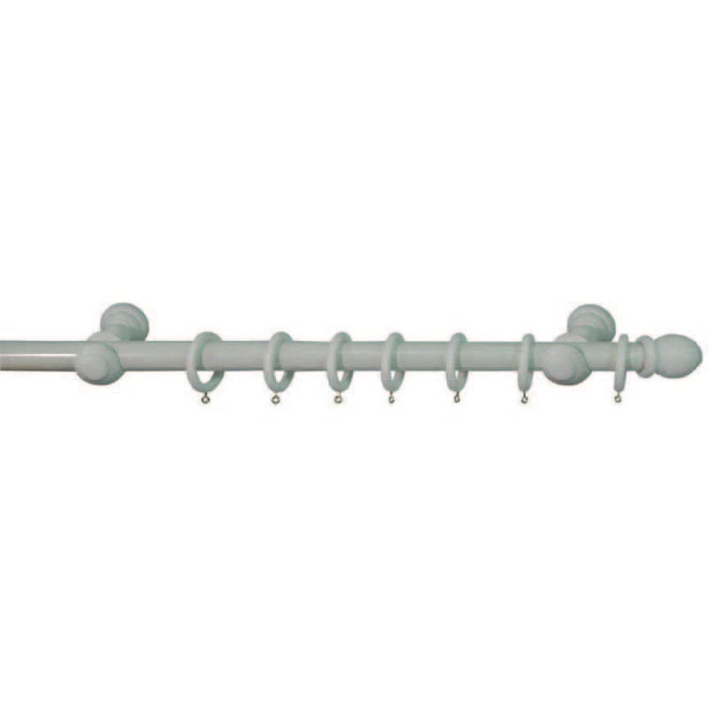 foto del prodotto bastone in legno con accessori mm.23 bianco cm.160