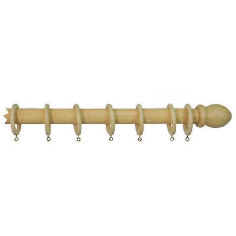 foto del prodotto bastone in legno senza supporti mm.35 naturale cm.200