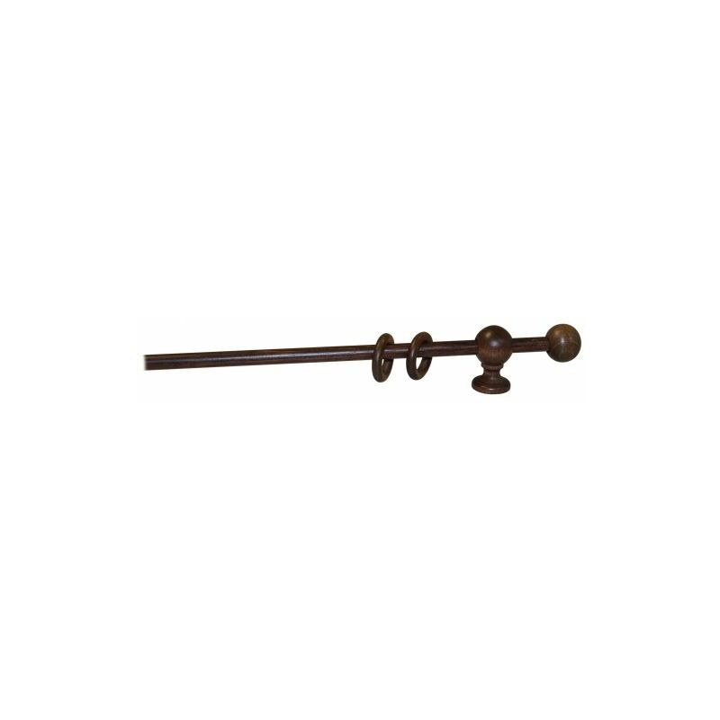 foto del prodotto bastone legno a strappo d 11 noce 80cm c supp.