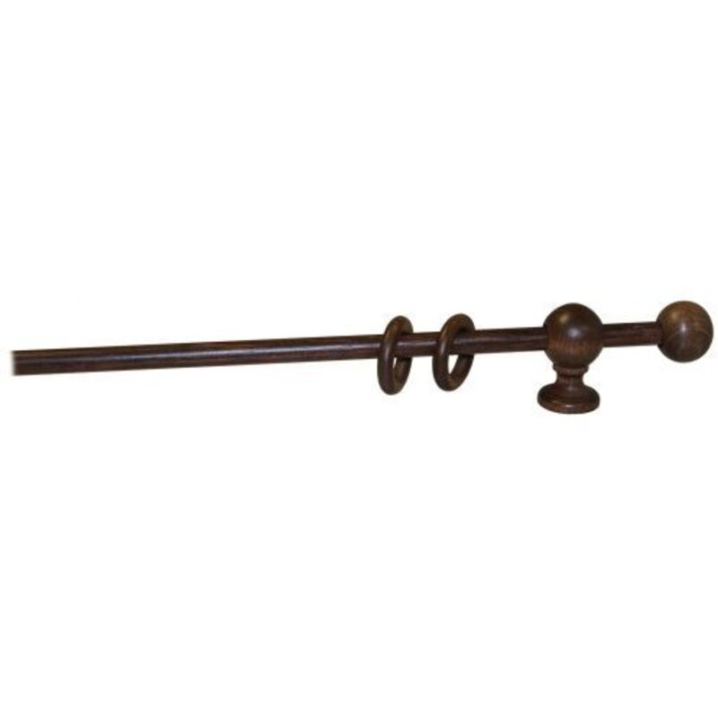 foto del prodotto bastone legno a strappo d 23 noce 140cm c supp.