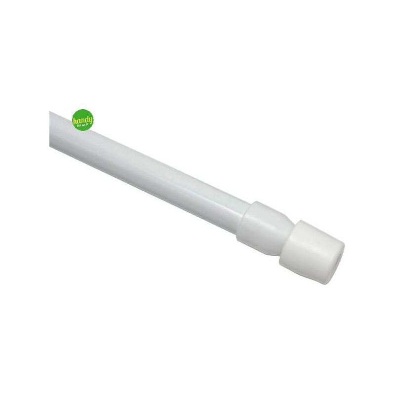foto del prodotto bastone metallo a pressione cintacor lunghezza 30 cm per finestrecolore bianco