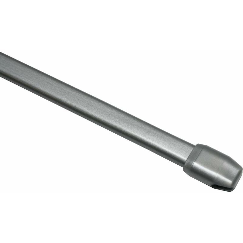 foto del prodotto bastone per tende, estendibile, metallo plastica, argento opaco, 100 160 cm, 2 unit gardinia