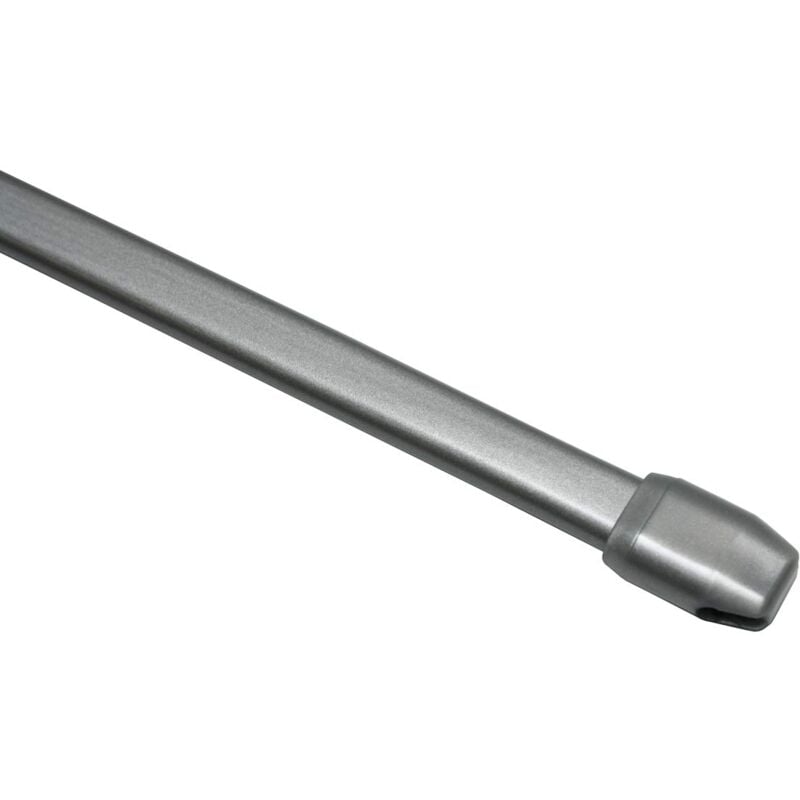 foto del prodotto bastone per tende, estendibile, metallo plastica, argento opaco, 40 65 cm, 2 unit gardinia