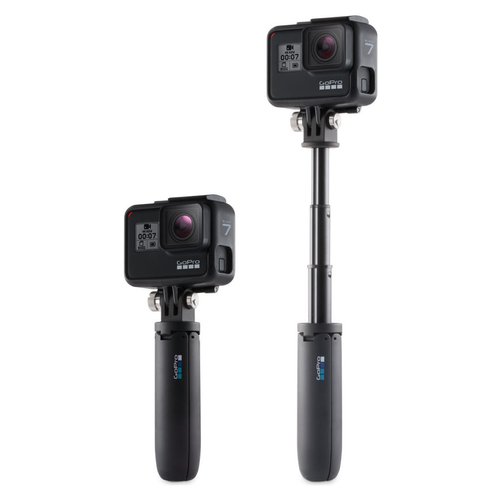 foto del prodotto bastone selfie shorty mini asta di prolunga treppiede black afttm 001