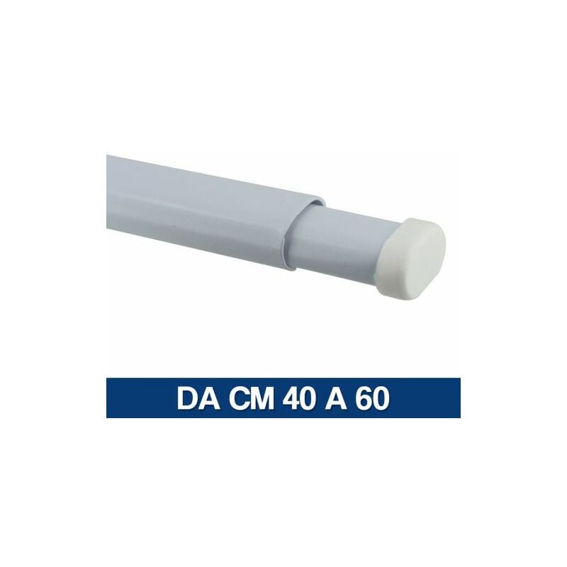 foto del prodotto bastone tenda estensibile a pressione a vetro molla bacchette 2 pezzi 13801v da cm 40 a 60 00046 
