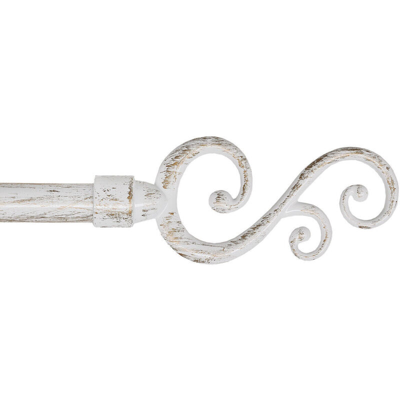 foto del prodotto bastone tenda ferro estendibile 120 210 asta scorritenda modello spirali shabby chic