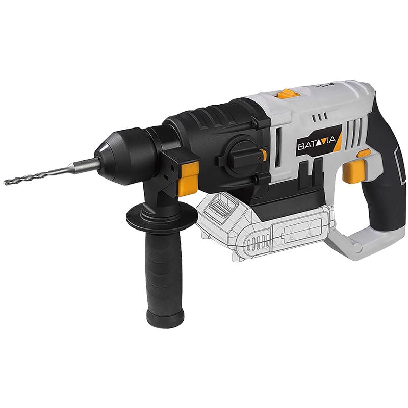 foto del prodotto batavia martello tassellatore sds 18v solo corpo macchina prestazioni elevate