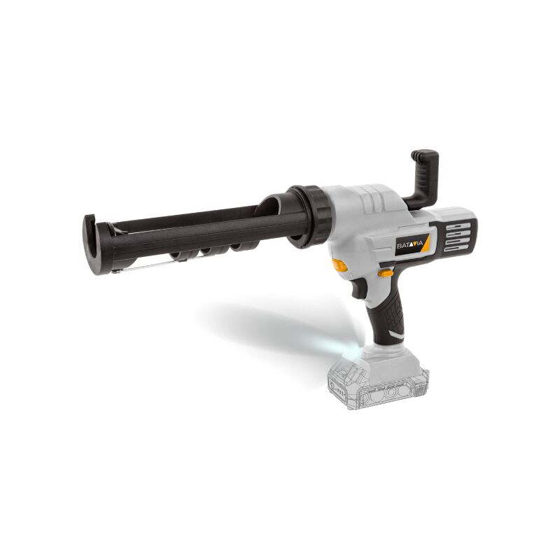 foto del prodotto batavia pistola per silicone a batteria 18v applicazione precisa solo corpo macchina
