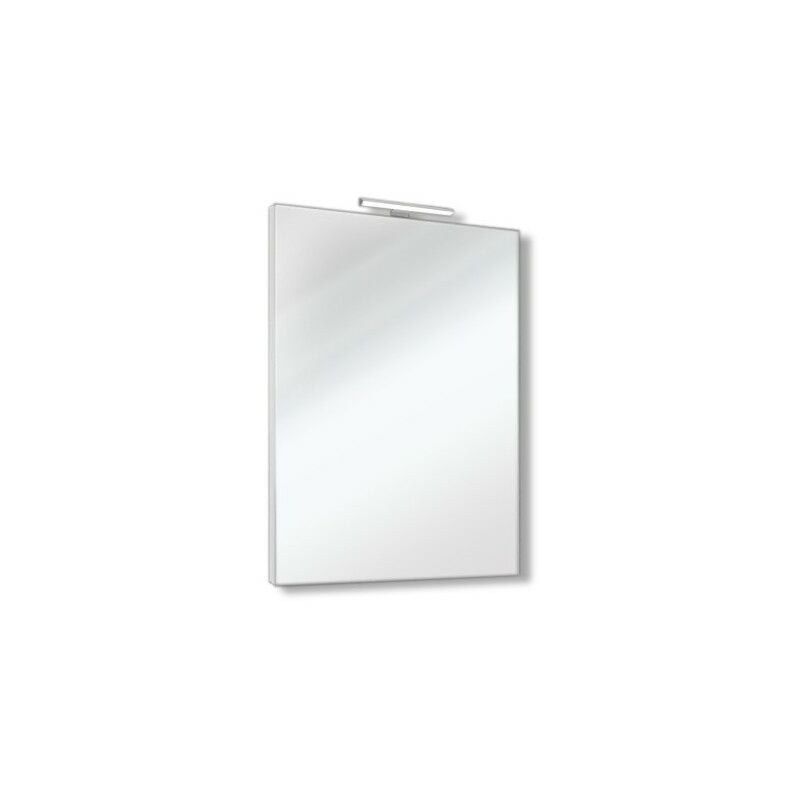 foto del prodotto bathman srl innovo specchio bagno con lampada led e telaio perimetrale, dimensioni 60 x 80 cm
