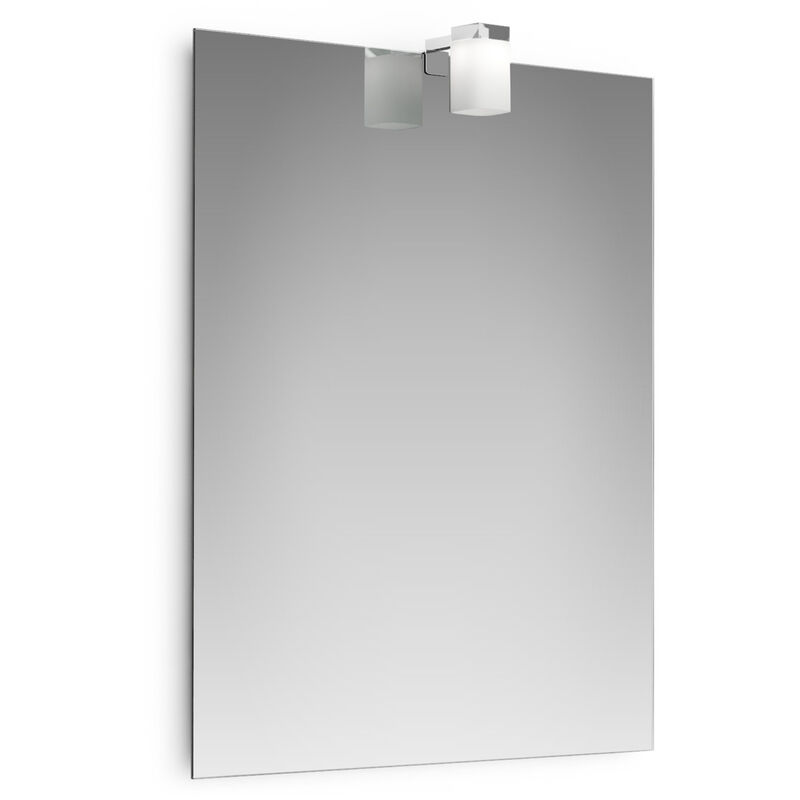 foto del prodotto bathman srl specchio filo con lampada led cm.60x80