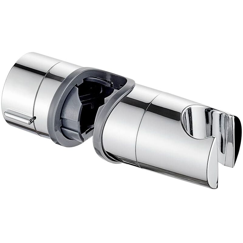 foto del prodotto bathroom shower head holder, adjustable hand shower clamp, chrome