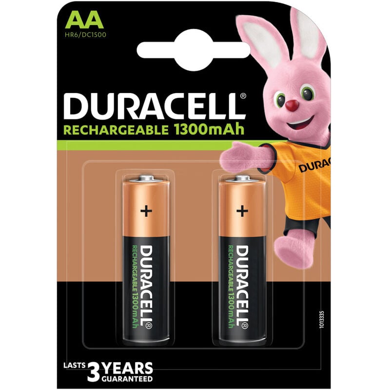 foto del prodotto batt.ricar.mah1300 stilo bl.2 hr6 duracell