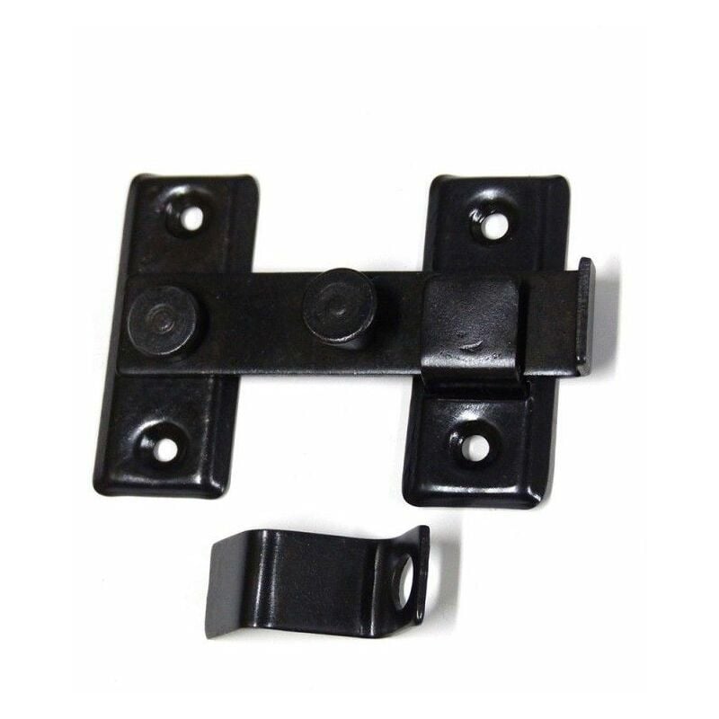 foto del prodotto battente reversibile 8 cm h zinco nero edm