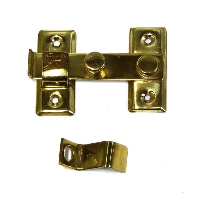 foto del prodotto battente reversibile 8 cm in ottone lucido edm